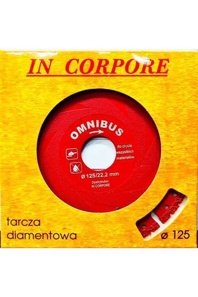 IN CORPORE LIDER DISC SEGMENTAT CU DIAMANT DE 125MM - TD-125 LIDER