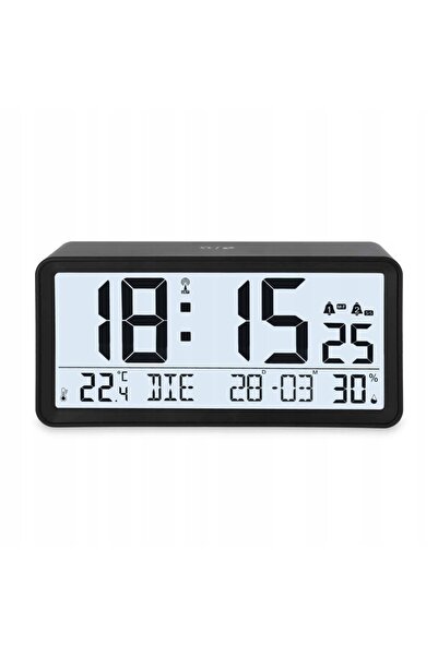 ADE Ceas electronic cu afișaj mare 19 x 5 x 9 cm negru