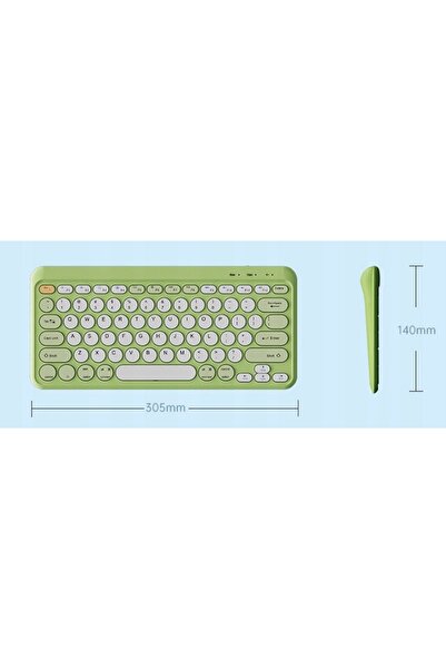 Pan i Pani Gadżet Tastatură wireless Bluetooth Mac Windows iOS Culori