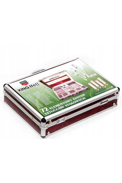 Kinghoff Tacâmuri, oțel, set 72 piese