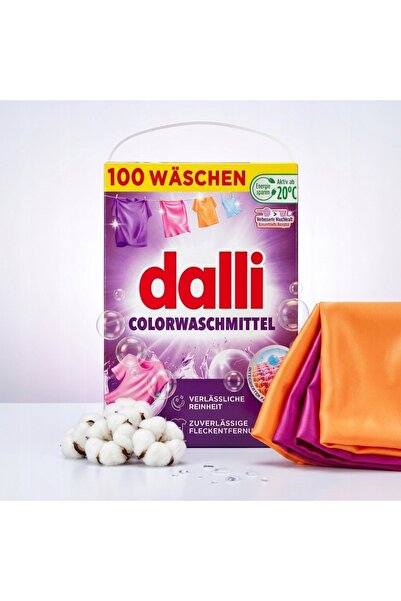 Dalli Detergent pudră pentru rufe colorate, 100 spălări, 5kg
