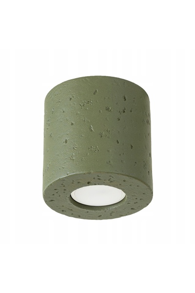 Sollux Lighting ORBIS spot de tavan verde beton GU10 10W industrial