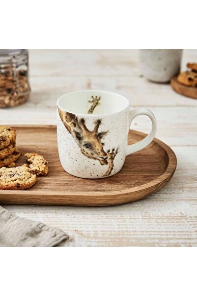 NO BRAND Cană Royal Worcester 310ml cu girafă, pentru cadou, Kiss