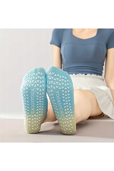 NO BRAND 6 perechi șosete de yoga antiderapante pentru femei, fitness, pilate...