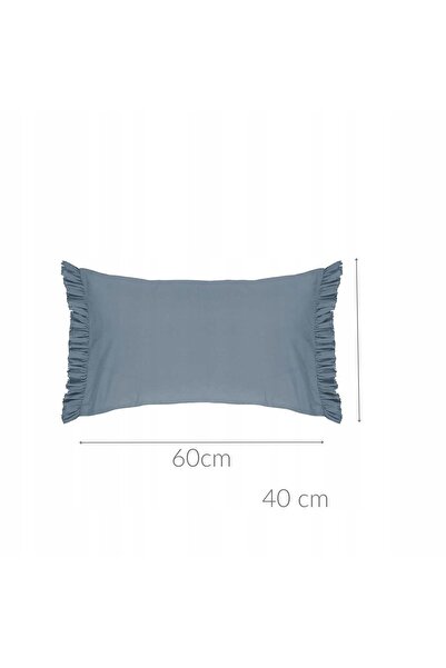 NO BRAND PERNĂ DECORATIVĂ DIN BUMBAC, DREPTUNGHIULĂ, 40X60 CM, ANTRACIT, 100%...