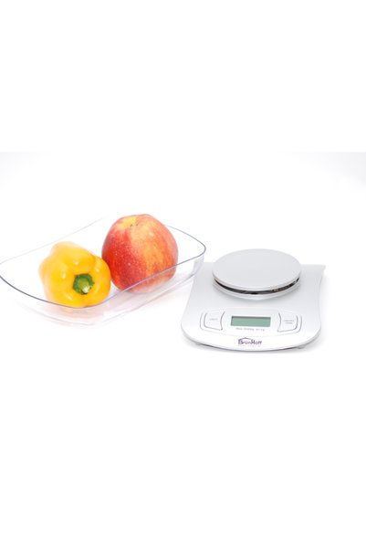 Kinghoff Cântar electronic de bucătărie cu vas, precizie înaltă 1g / 5kg, de ...