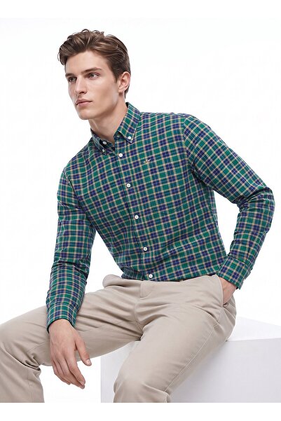 Dockers Yeşil Erkek Ekose Gömlek D2620128300_Ekose Gömlek