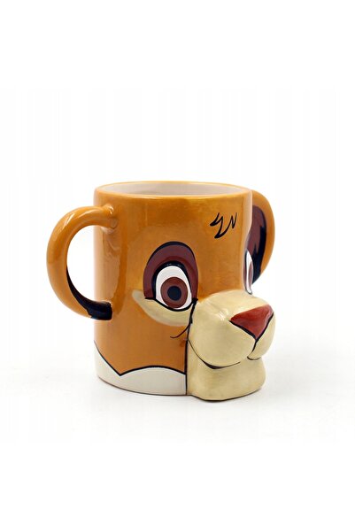 Pan i Pani Gadżet CĂNIȚĂ CERAMICĂ 3D REGELE LEU SIMBA PERSONAJE DE DESENE ANI...