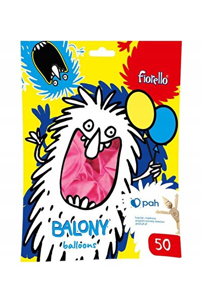 Fiorello BALONY 12 " METALIC ROZ 50 bucăți