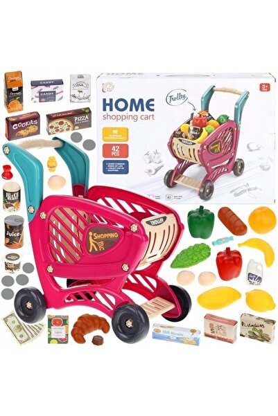 Nobo Kids Cărucior de cumpărături, Coș pentru copii, Produse, Legume, Fructe,...