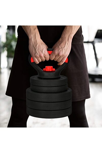 Springos SET DE GREUTĂȚI PLĂCI DE 10 KG, GREUTĂȚI DE SALĂ PENTRU KETTLEBELL Ș...