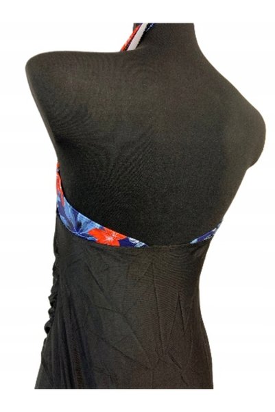 NO BRAND Costum de baie întreg, modelator, cu imprimeu floral, bleumarin, cu ...