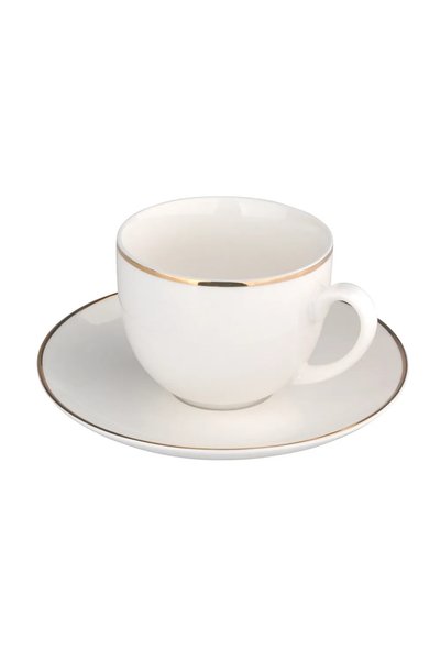ALTOM DESIGN Seturi de cină și cafea, farfurii, căni Altom Bella Golden Line ...
