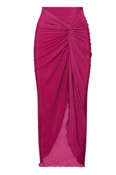 NO BRAND SET DE BIKINI ELEGANT, COSTUM DE BAIE STRĂLUCITOR CU PAREO L