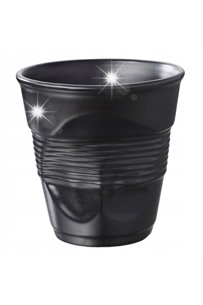 REVOL Froisses Kubek Negru 80 ml. Porțelan francez