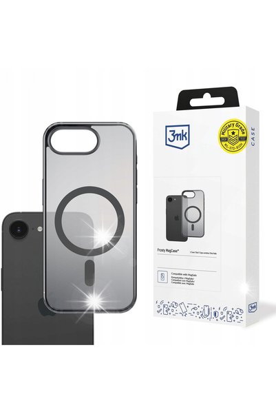 3MK Apple iPhone 16E - Frosty MagCase Negru