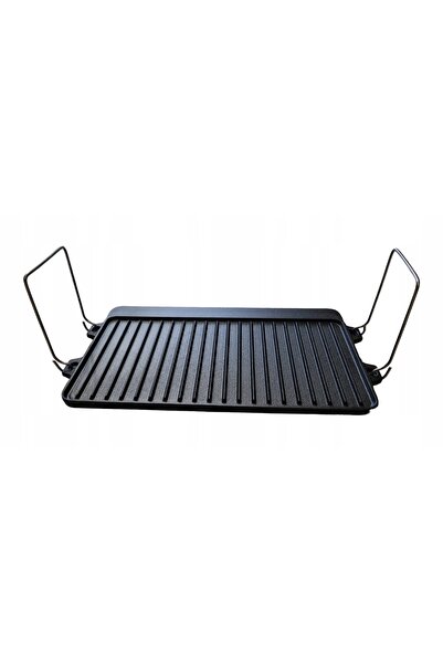 KRISBERG Placă de grătar din fontă cu două fețe 44 x 24cm KS-2643