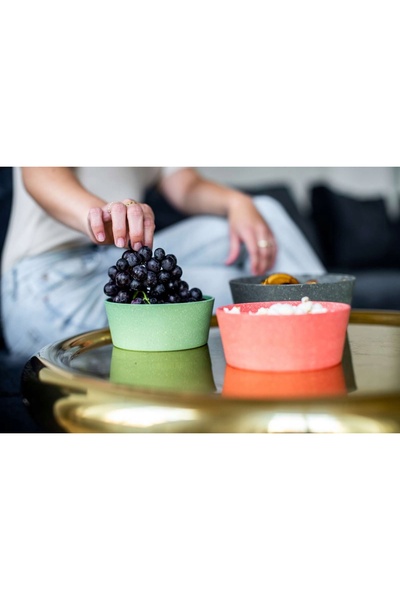 Koziol Set de boluri Connect 0,4L verzi Organic