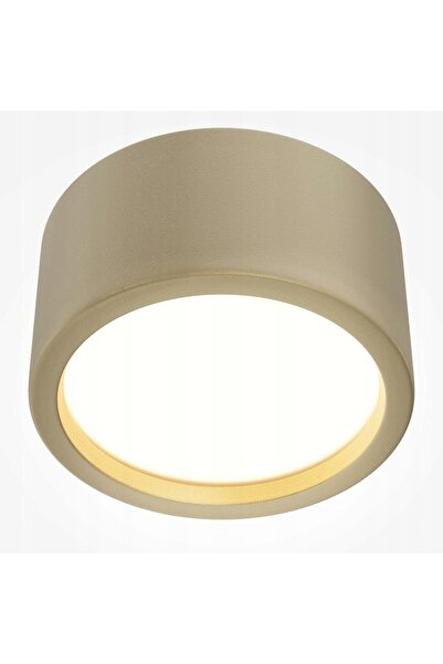 MAYTONI Spot de tavan auriu mat rotund 17 cm pentru baie LED 3000K IP44