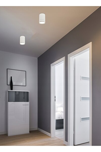 Candellux Spot de tavan TUBA 1xGU10 15W Alb Aluminiu IP20