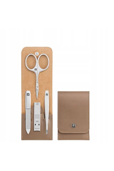 ZWILLING Set de manichiură Twinox taupe 4 piese
