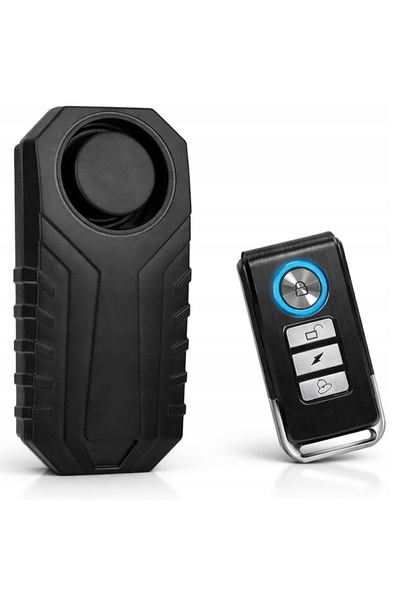 AGMITY Alarmă wireless pentru bicicletă 113dB, senzor de mișcare, telecomandă