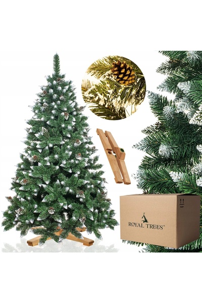 Springos BRAD ARTIFICIAL DE CRĂCIUN PIN Diamant ROYAL TREES PREMIUM 180 cm DE...