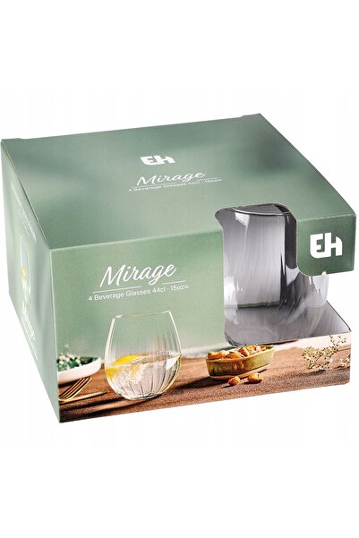 Excellent Houseware SET DE PAHARE PENTRU BĂUTURI APĂ SUC, SET ÎNALT, 4 BUCĂȚI...