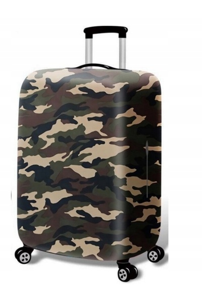 NO BRAND HUSĂ DE PROTECȚIE PENTRU VALIZĂ, VERDE MILITAR, MĂRIMEA S