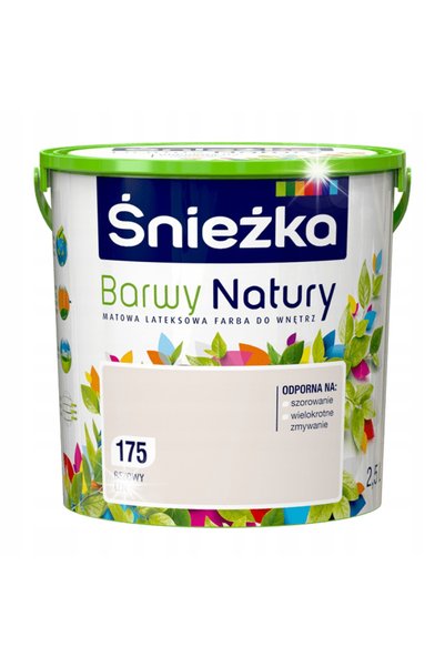 Śnieżka Barzy Natury vopsea de interior latex Bej Linen 2,5L