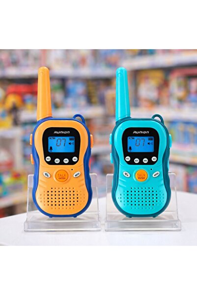 Allvo WALKIE TALKIE 2 unități SET RADIO CU UMBRELE DE ANTENĂ ȘI LANTERNĂ CU R...