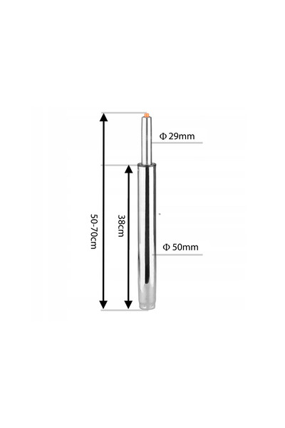 NO BRAND 38CM Ø50mm Amortizor cu gaz pentru scaun de birou, cilindru de ridic...
