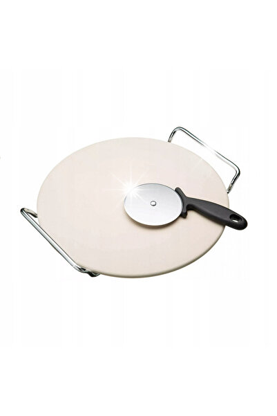 ODE KITCHENCRAFT Kitchen Craft Piatră de pizza 32cm cu cuțit