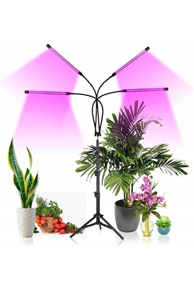 Martom Lampă pentru plante Panou LED pentru creștere x 4 Temporizator pentru ...