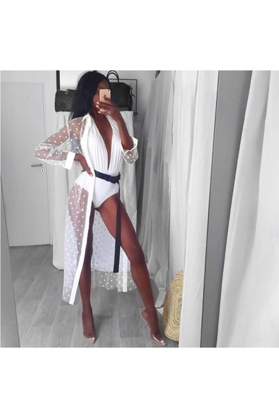 NO BRAND Rochie de plajă, Cămașă de plajă, Tunică, Pareo, S, Vacanță