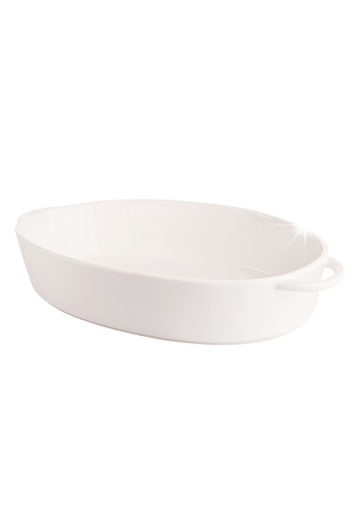 ALTOM DESIGN Vas de copt din porțelan, culoare crem obișnuită, 38,5 cm
