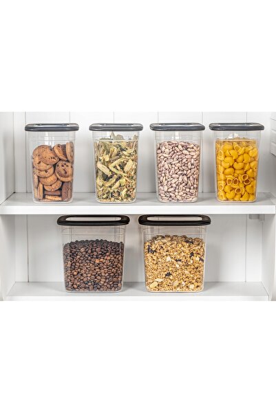 NO BRAND SET CRALEX 6x RECIPiente pentru alimente dreptunghiulare bej 6x 2l T...