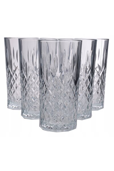 LAV Set de 6 pahare înalte pentru băuturi, cadou, 356 ml
