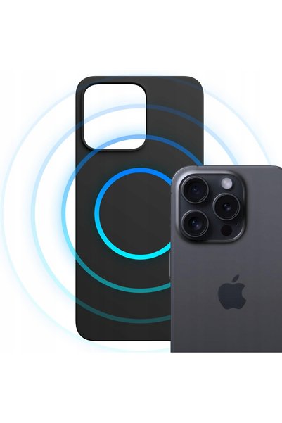 3MK Husă pentru iPhone 16 Pro MagSafe Silicon Grafit Rezistent