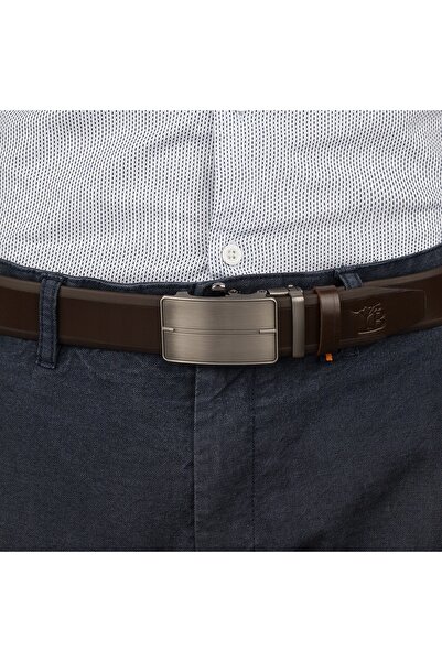 Beltimore Curea de piele pentru bărbați, pentru pantaloni, automată, elegantă...