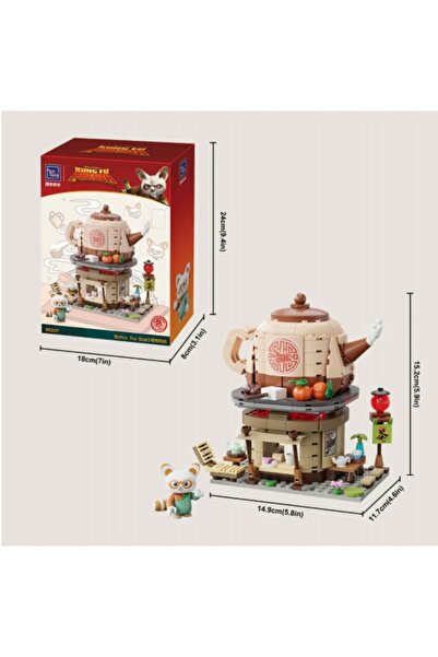 Pantasy KUNG FU PANDA MINI Cărămizi Street View Cărămizi Street View Stand de...
