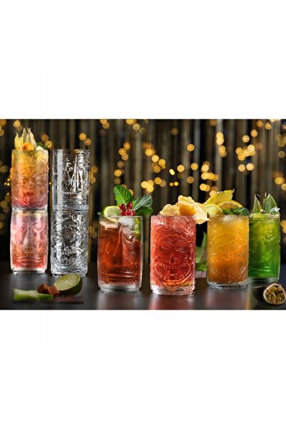 RCR Pahare TIKI VENEZIA 450ml, 4 bucăți, sticlă de cristal