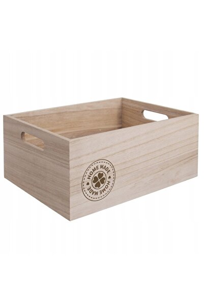 Vilde CUTIE DE LEMN PENTRU DEPOZITARE, ORGANIZATOR DECORATIV, 31X21X13 CM