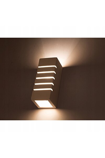 Sollux Lighting Aplică de perete ceramică SAMIR 2xE27 60W Albă IP20