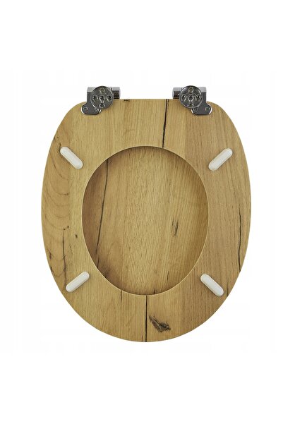 AWD Interior Capac de toaletă cu închidere lentă, universal, din lemn MDF, st...