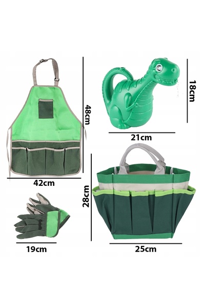 Stator Setul „Micul grădinar” pentru copii: costum de grădinar + unelte de gr...