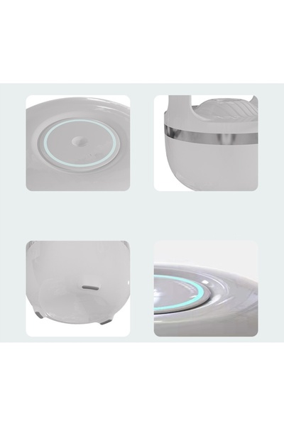 NO BRAND Umidificator de aer cu ultrasunete, ionizator, difuzor de aromaterap...