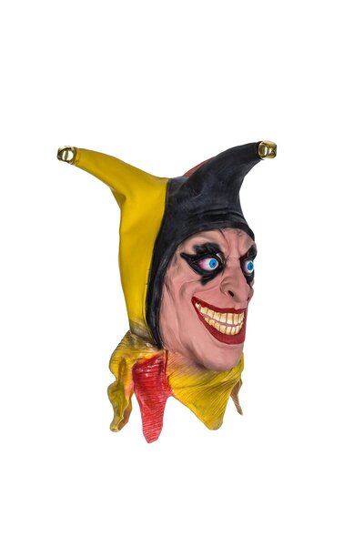 Korbi Masca din latex CLOWN JOKER HALLOWEEN