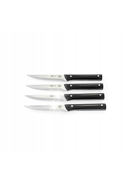 GEFU Set de 4 cuțite pentru friptură și pizza, pentru grătar, 26cm