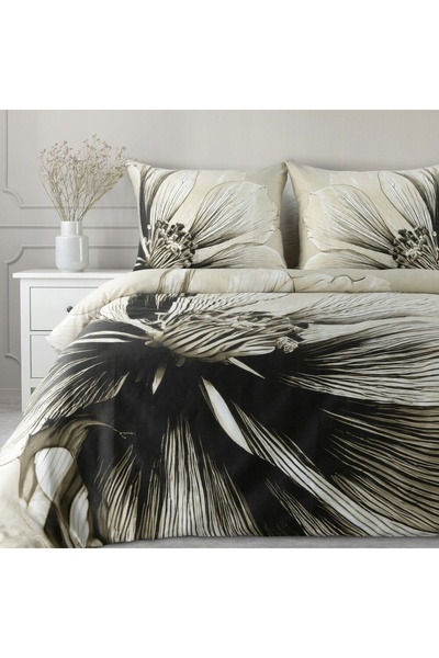 Eurofirany Set de lenjerie de pat SPRING/78 140X200 cm, bumbac cu motiv flora...